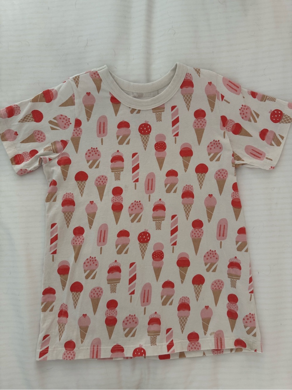 WINTER WATER FACTORY organic cotton ice cream tee sz 10